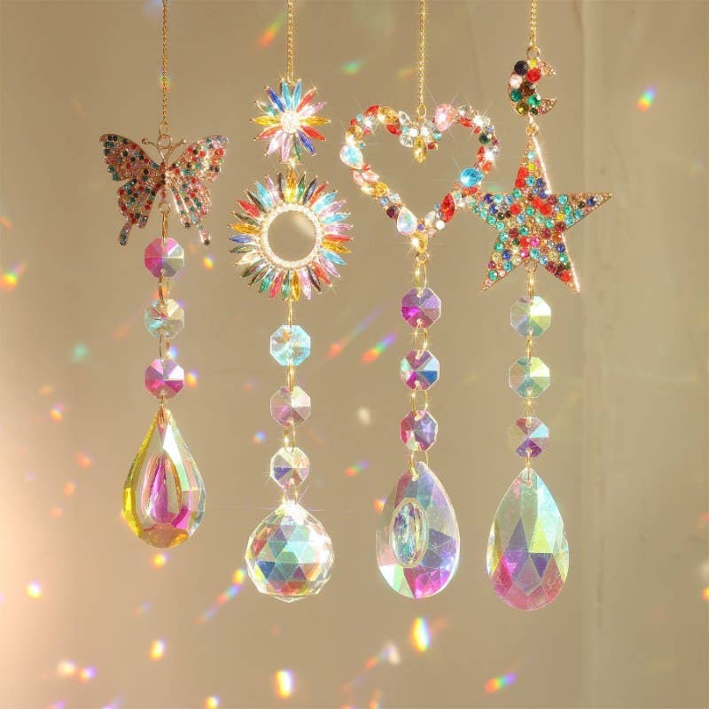 Colorful Crystal Suncatcher Hanging DPH1923