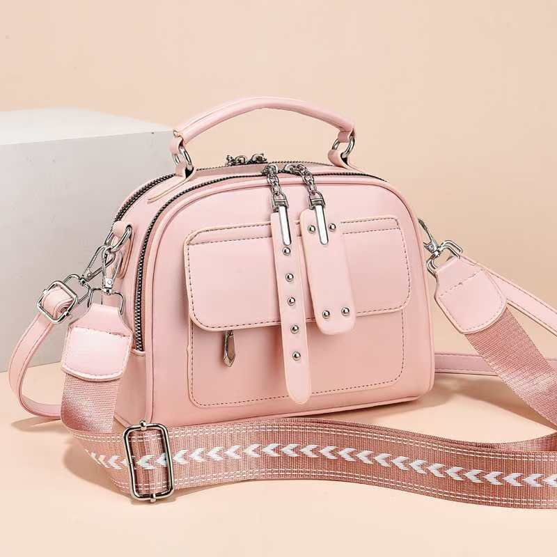 Chic colorblock handbag crossbody bag