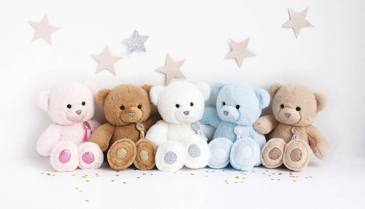 Charming Teddy Bear with Glitter Accents