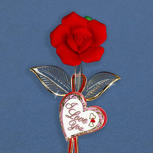 S2 808-R5: Small "I Love You" Red Rose