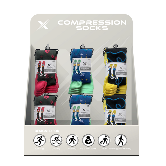 CATS Compression Socks w/free Counter Display (24-Pairs)