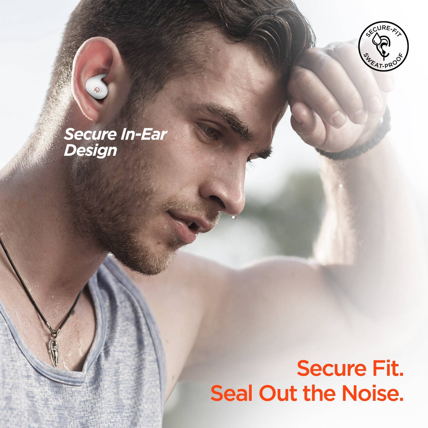 Active True Wireless Earbuds USB-C White