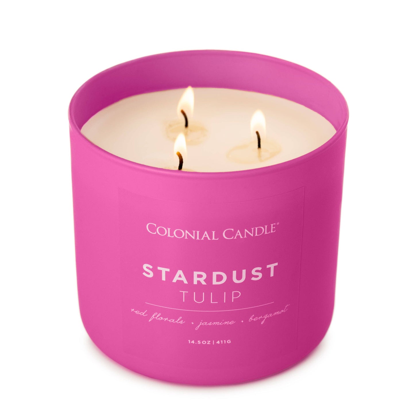 Stardust Tulip Scented Jar Candle, Soy Blend Wax, 14.5oz