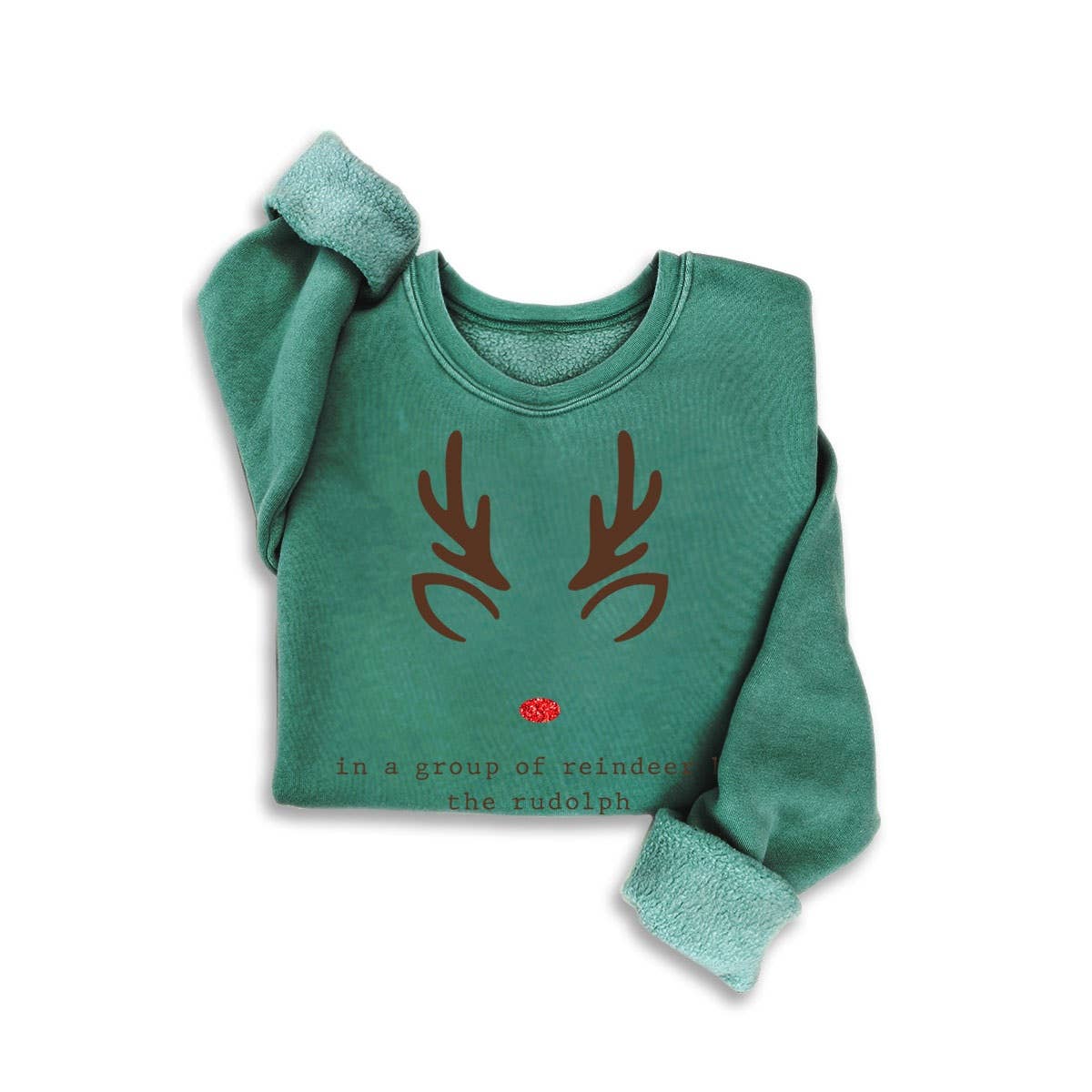 RUDOLPH GLITTER MINERAL SWEATSHIRTS