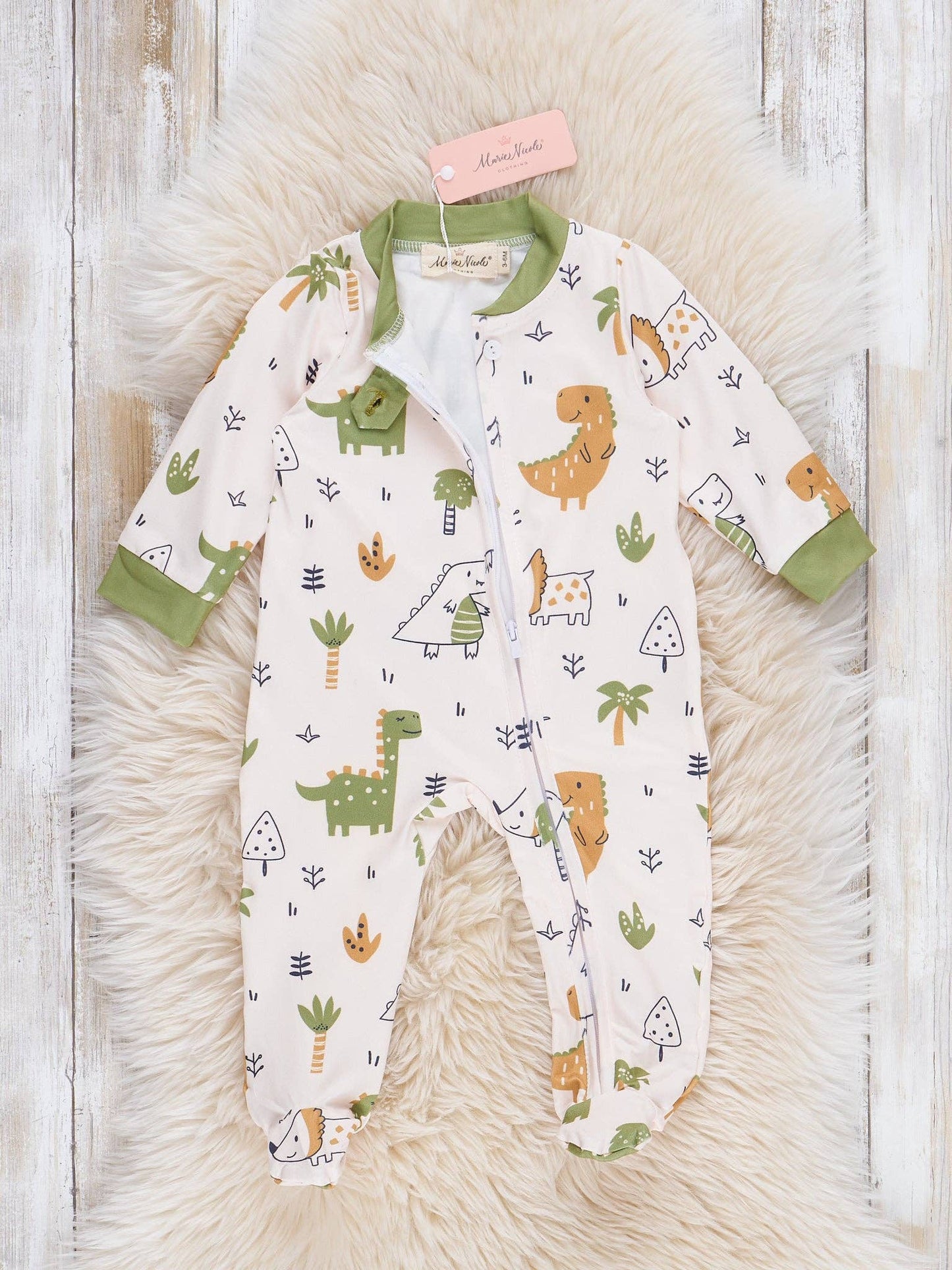 Jurassic Jammies Footed Sleeper Pajamas
