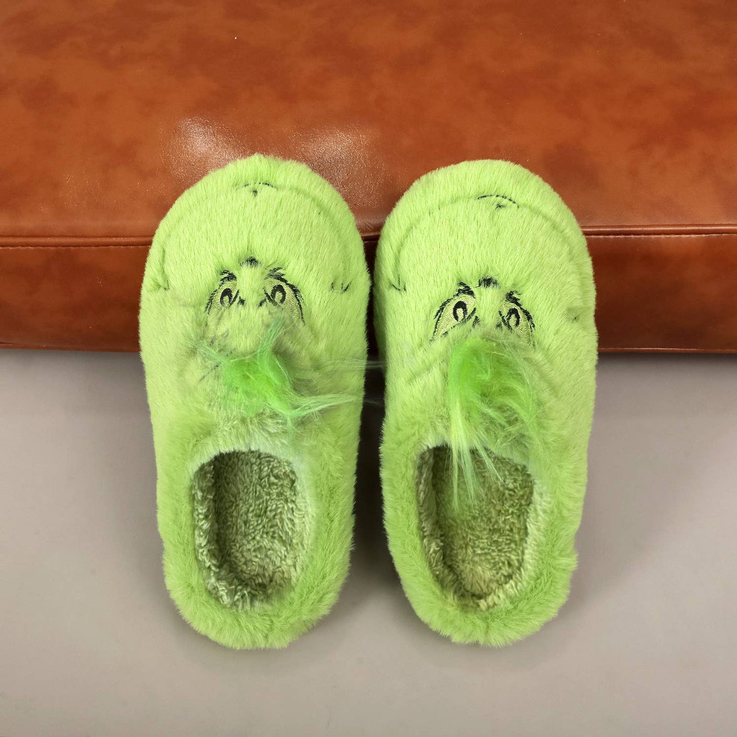 Cute Cozy Home Christmas Plush Slippers