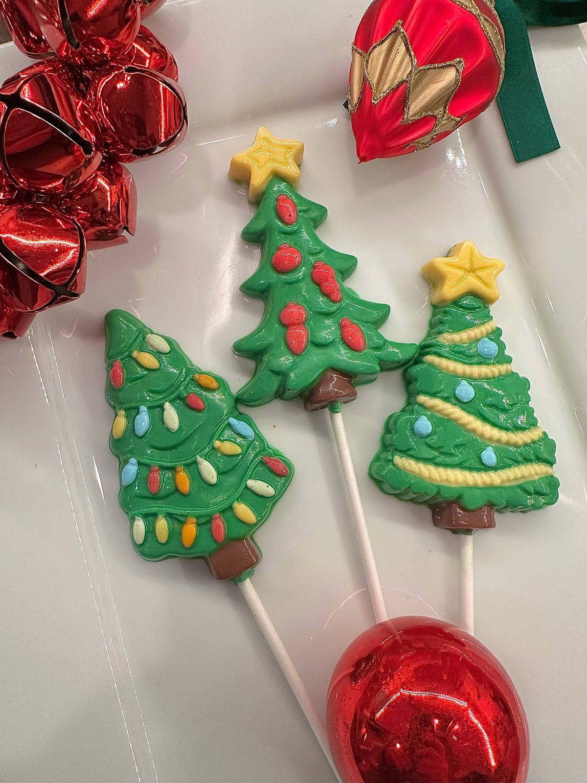 Christmas Tree Chocolate Lollipop