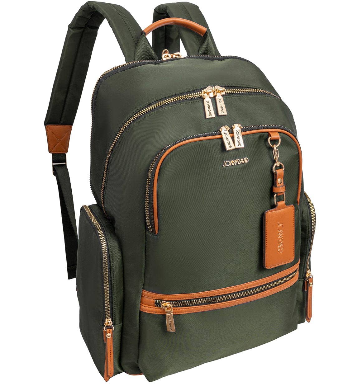 backpack 18 inch laptop pocket Joan & David Twill Nylon 18 Inch Multi Compartment Workbook Backpack – Gift Shop