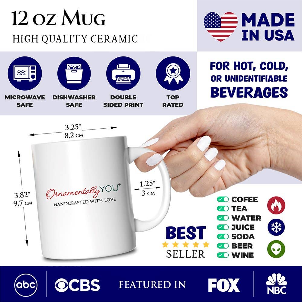 Son Nutrition Facts Mug, Birthday Gift Coffee Cup