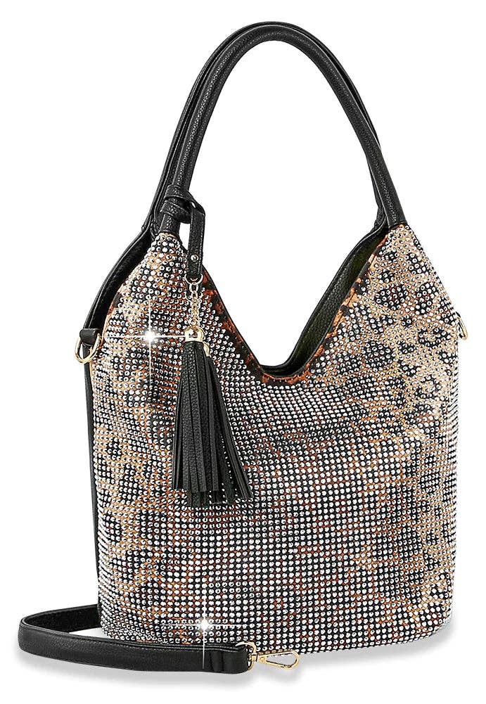 Stunning Sparkling Tall Shoulder Bag