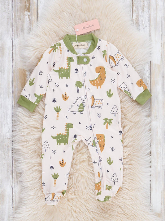 Jurassic Jammies Footed Sleeper Pajamas
