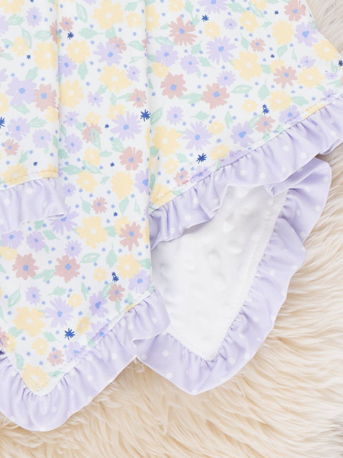 Garden Naps Ruffle Blanket