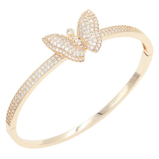 BUTTERFLY CRYSTAL BANGLE BRACELET JH-738