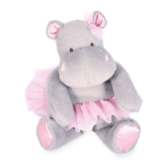 Gray Tutu Hippo Plush