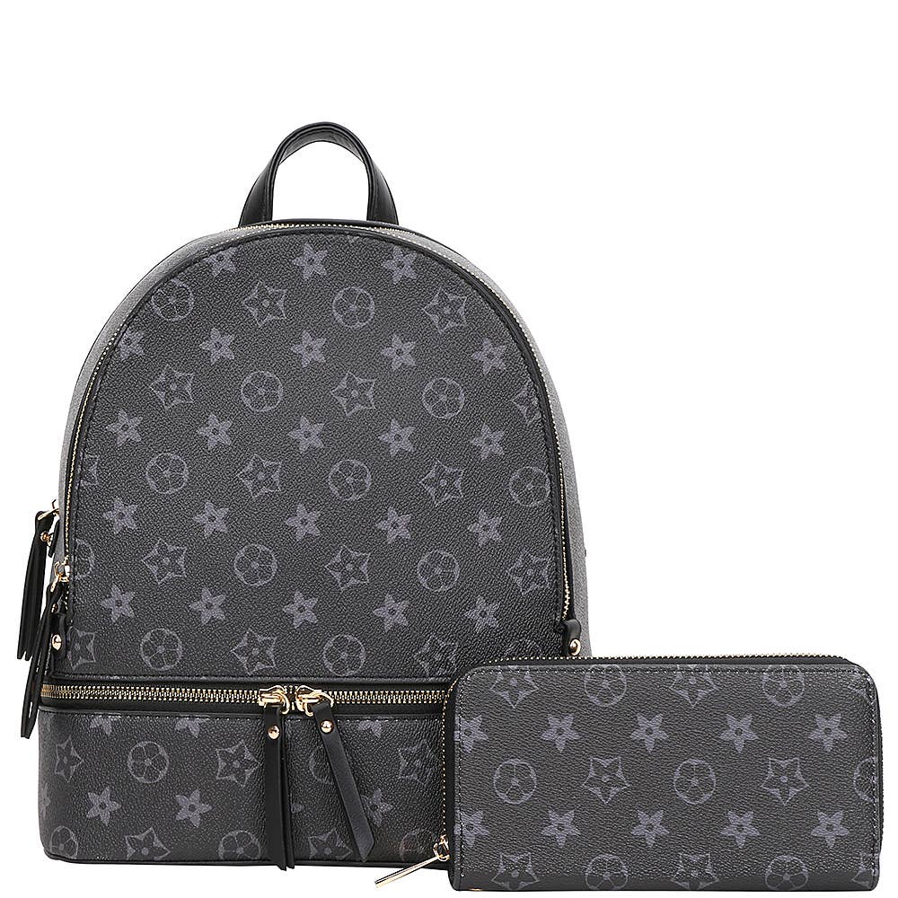 2IN1 DESIGN PATTERN ZIPPER HANDLE BACKPACK WITH , LY 7285 W