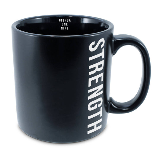 👀 LCP Strength Black Coffee Mug 16 oz