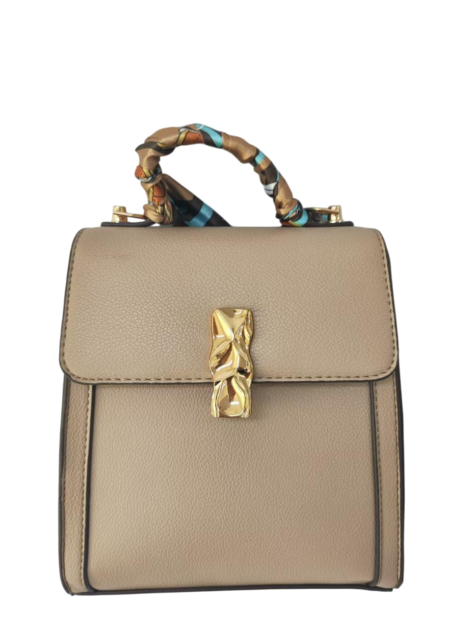 7525 - Crossbody Bag With Silk Scarf