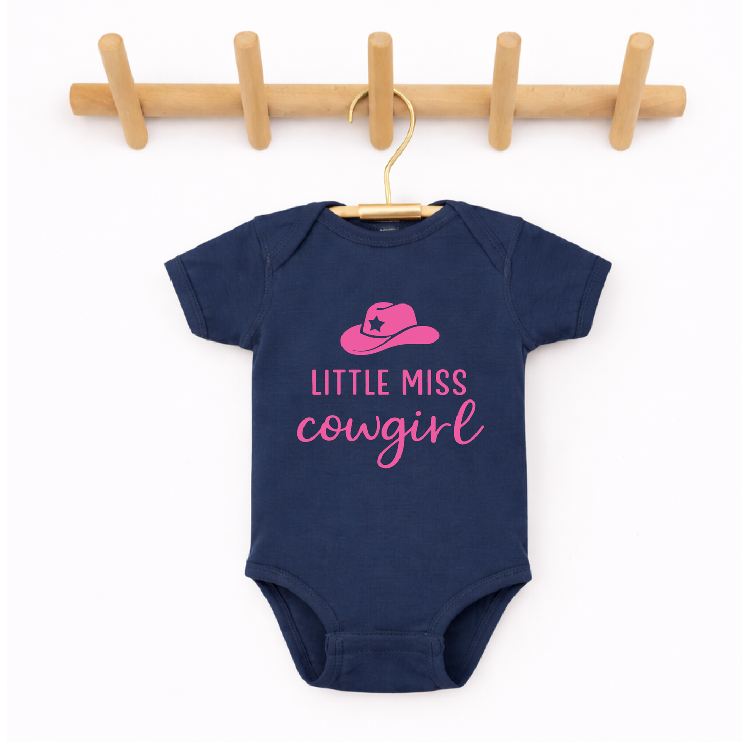 Little Cowgirl Baby Bodysuit, Western Onesie