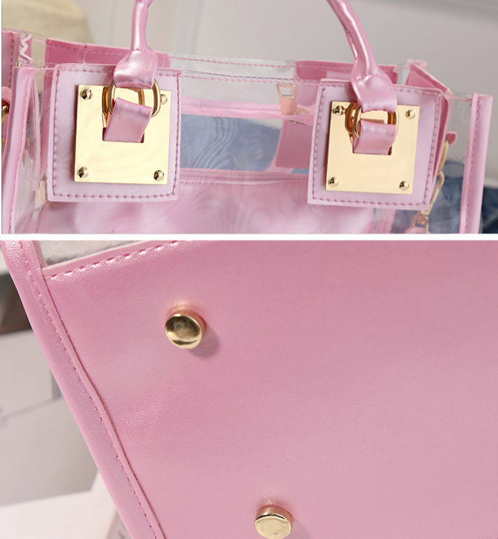 Clear Stadium Bag PVC Handbag Crossbody