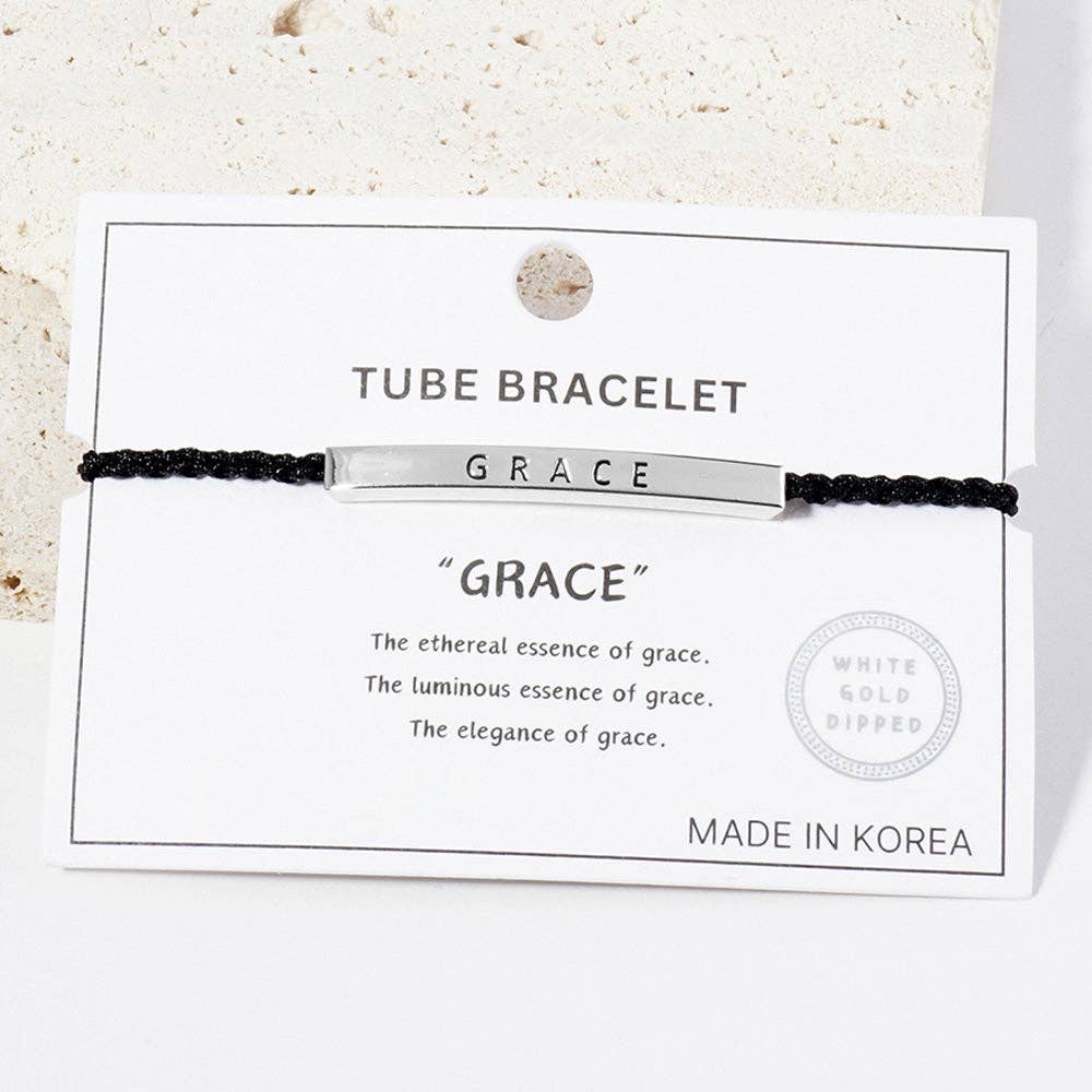GRACE Message Bar Bracelet