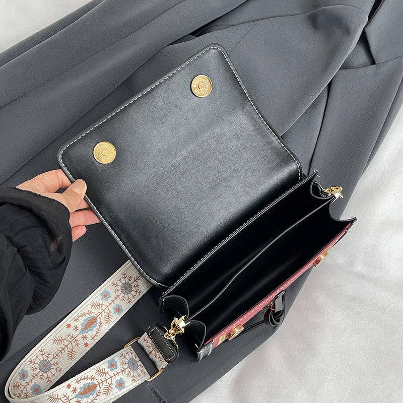Fashion Vintage Crossbody Shoulder Bag Square
