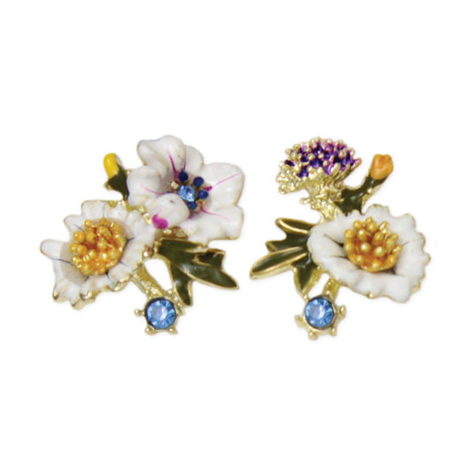 Petite Floral Blooms Post Earrings