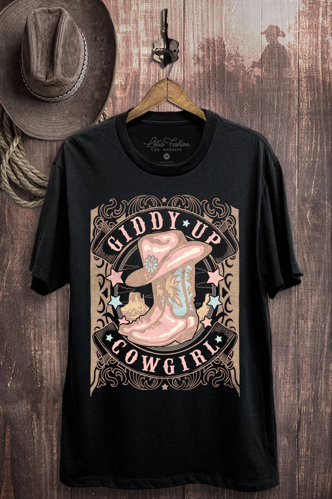 Giddy Up Cowgirl Graphic Top