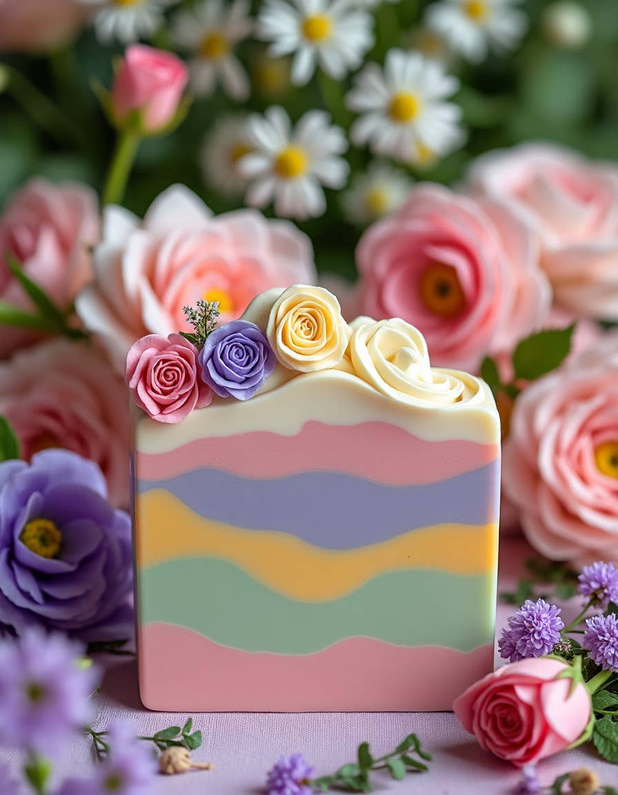 Wild Flowers Spring Soap