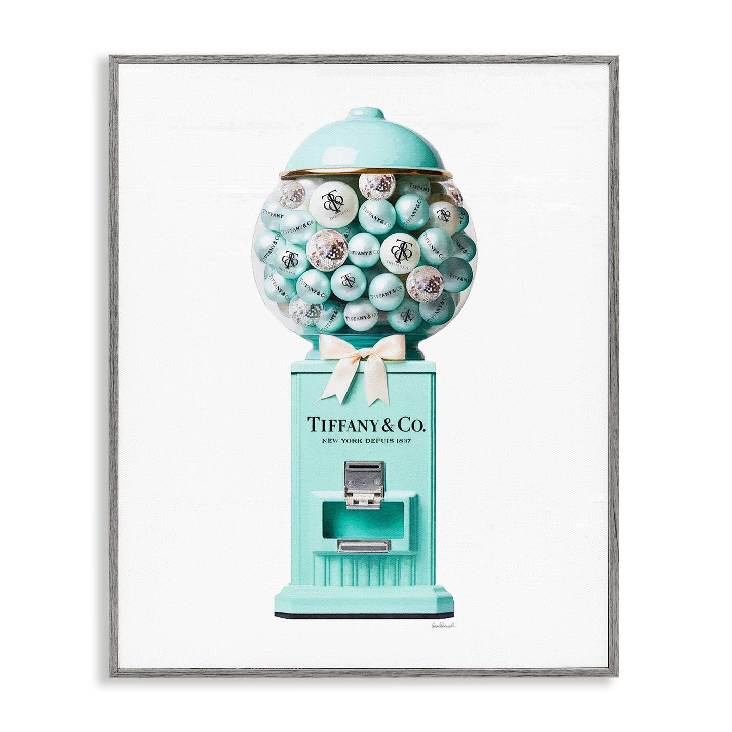 Turquoise Fashion Candy - Framed Wall Art