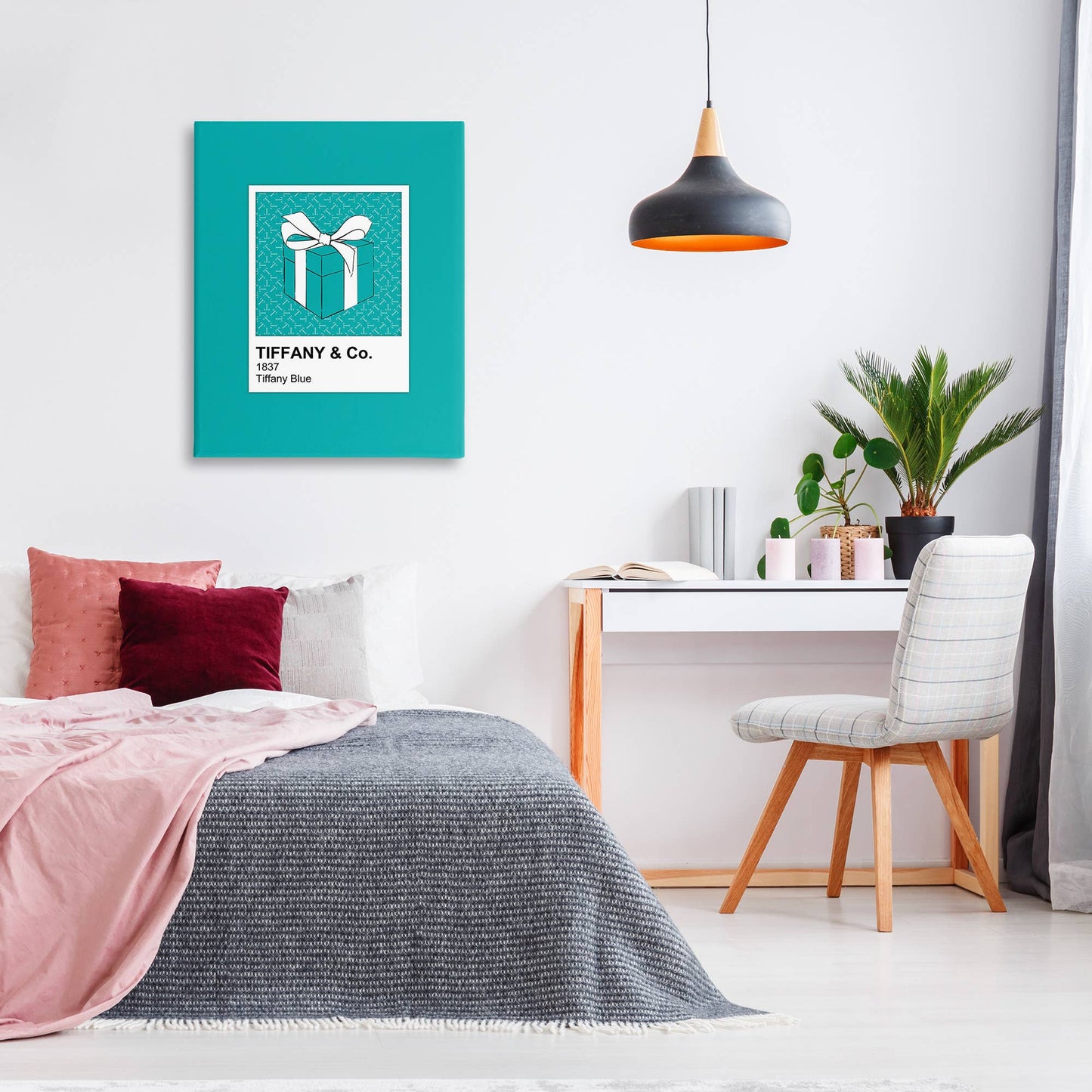 Blue Fashion Hue Canvas Art