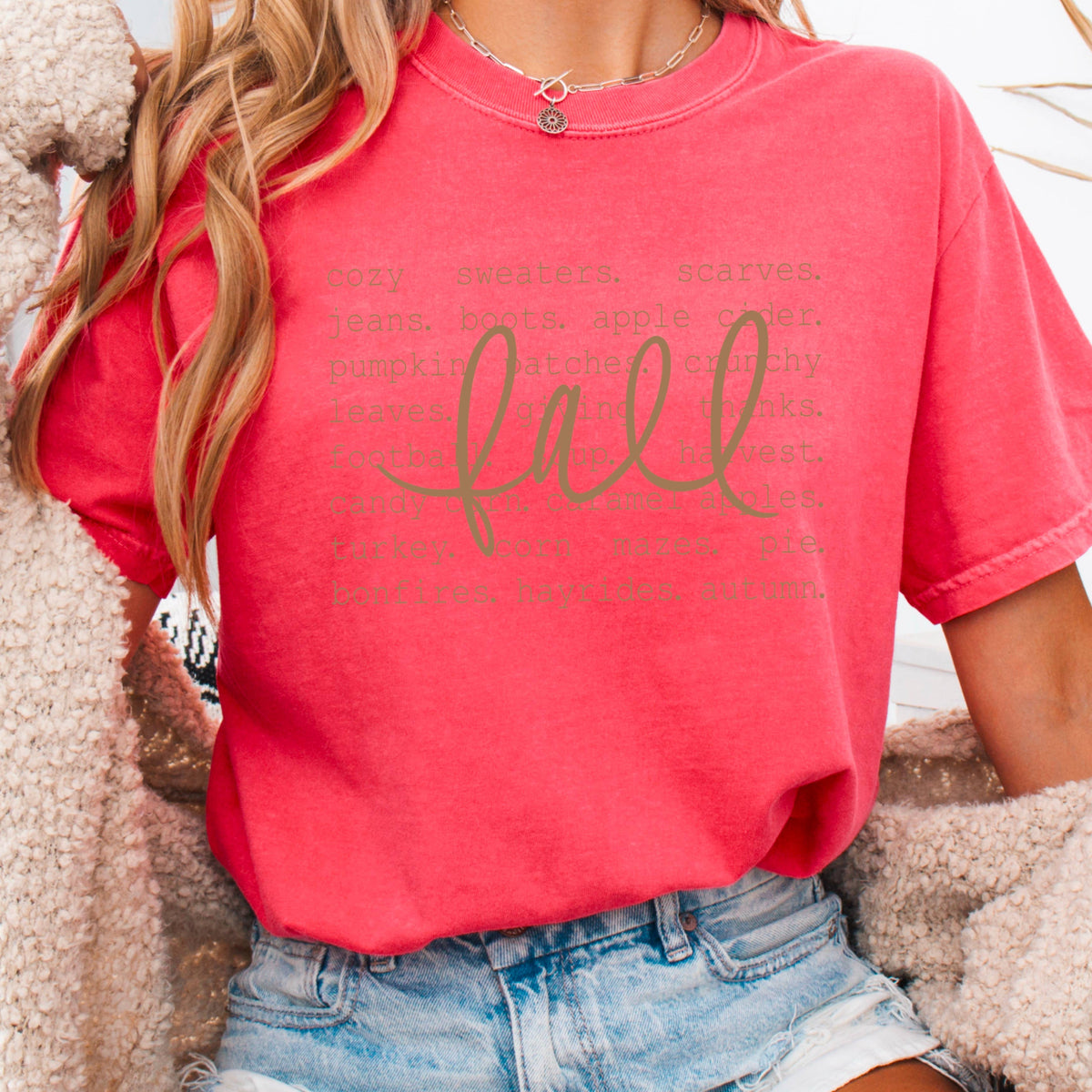 Fall Things  Graphic Shirt