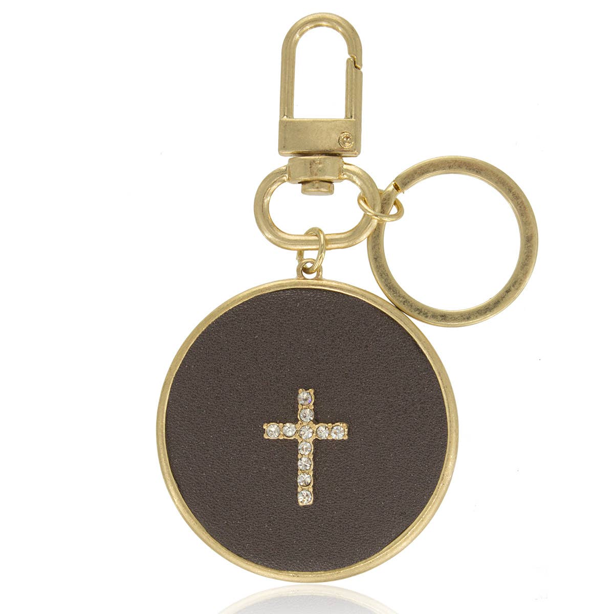 Cross Circle Leather, Keyring, Keychain, Phone Accessories