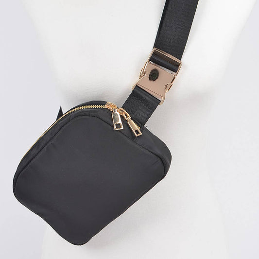 Nylon Zip Fanny Pack