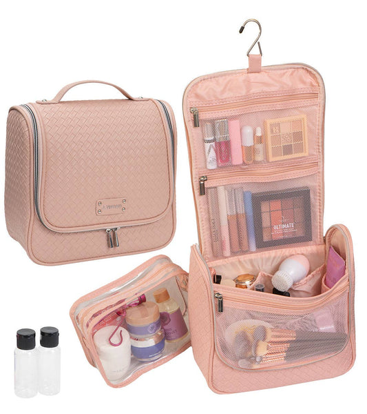 Joan & David Large Woven Hanging Toiletry Organizer Bag