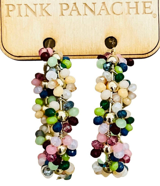 Multi-color hoop earring 1CNC R198