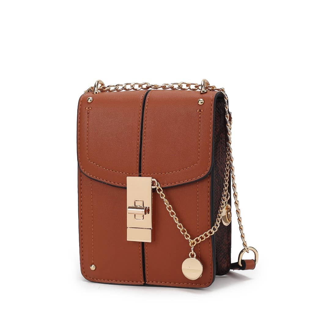 Iona Crossbody Handbag Vegan Leather Women By Mia K