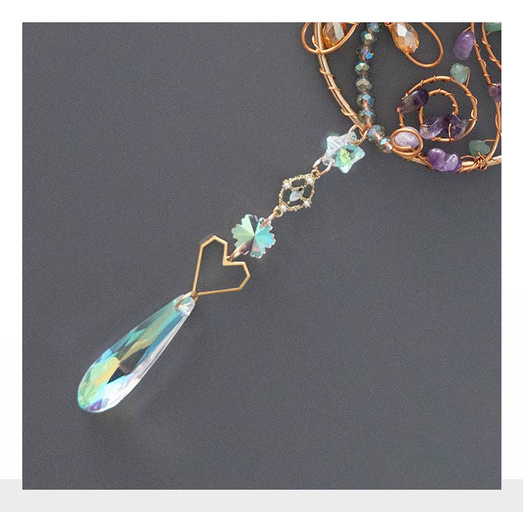 Dragonfly Wrapped Hanging Crystal Prism Sun Catcher MK2ZCAS6W7HLS36