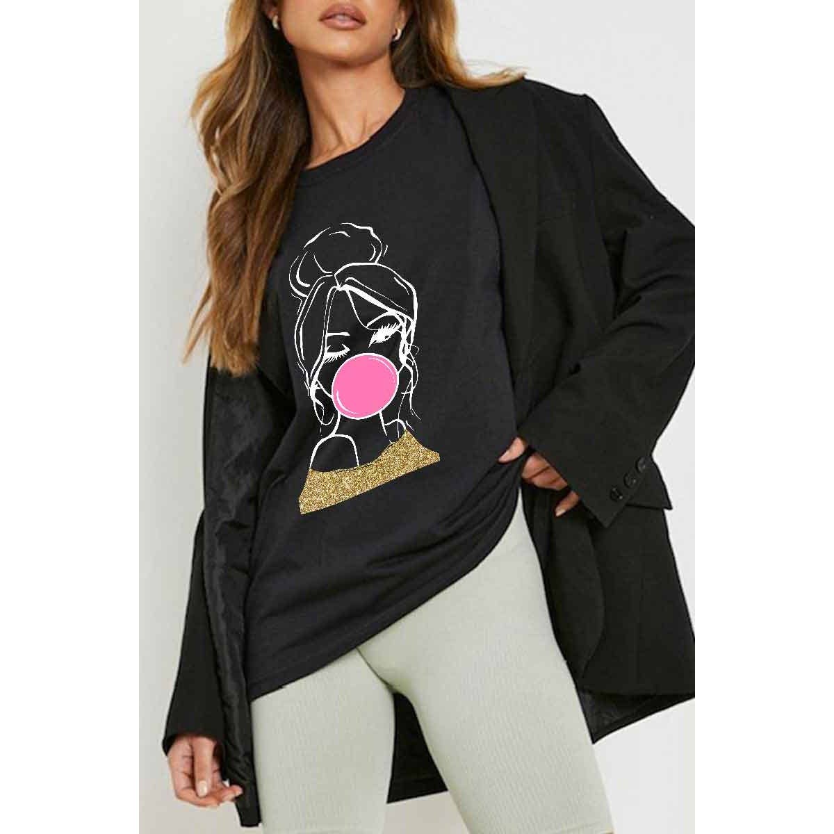 FACE GLEELER WOMEN GRAPHIC TEE