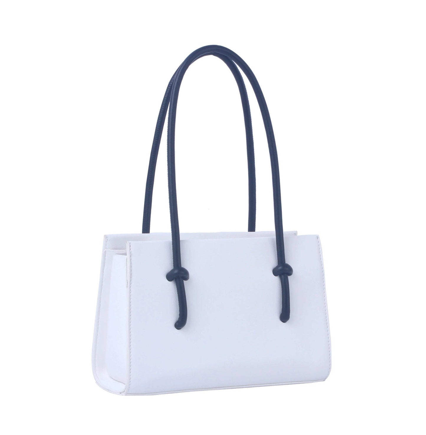 Contrast Handle Fashion Hand Tote