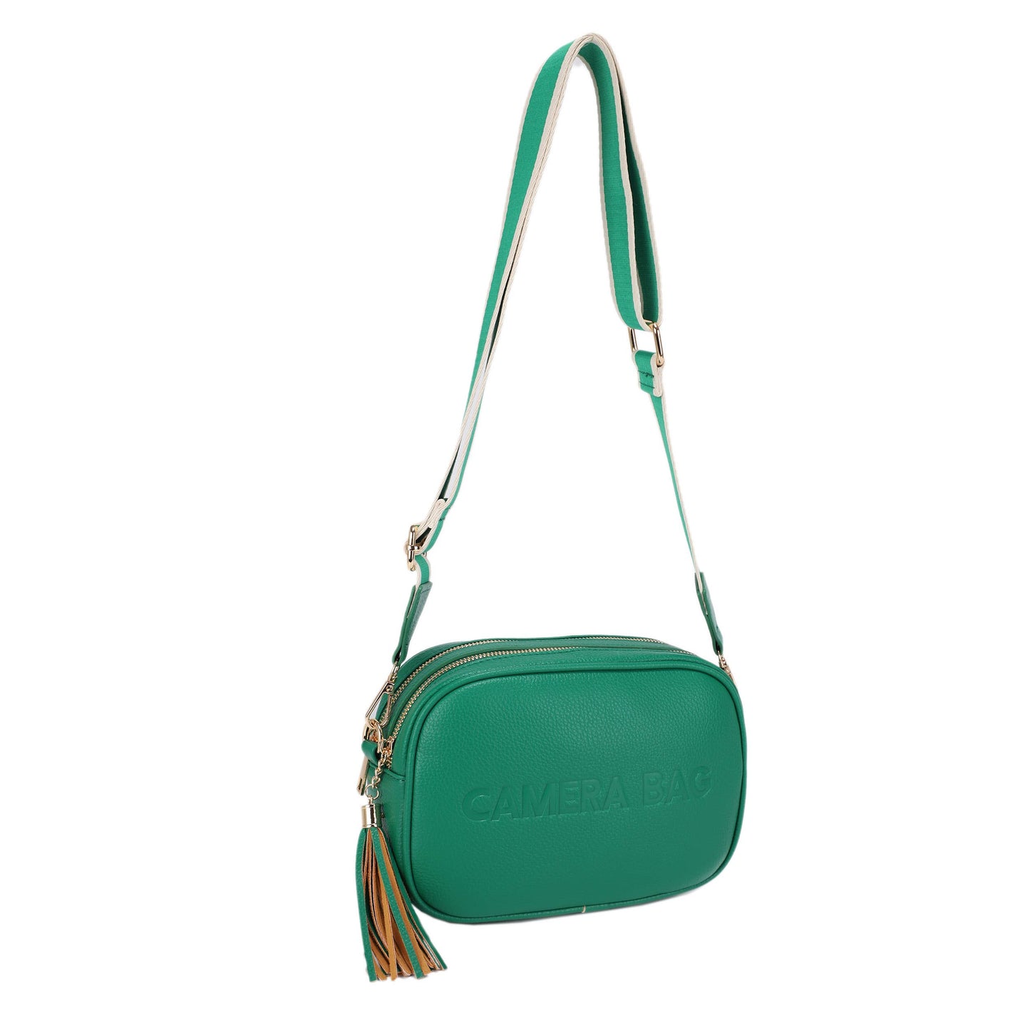 Yanira Double Compartment Crossbody Bag With Tassle