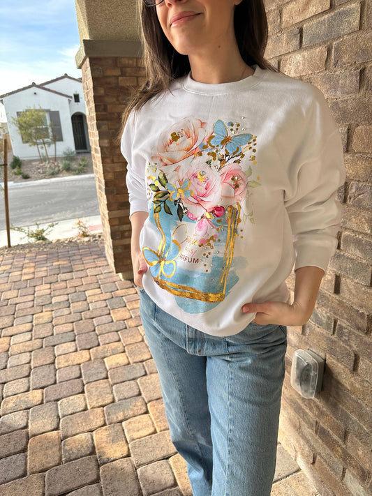Blue Perfume Graphic T-shirt, tee, sweatshirt