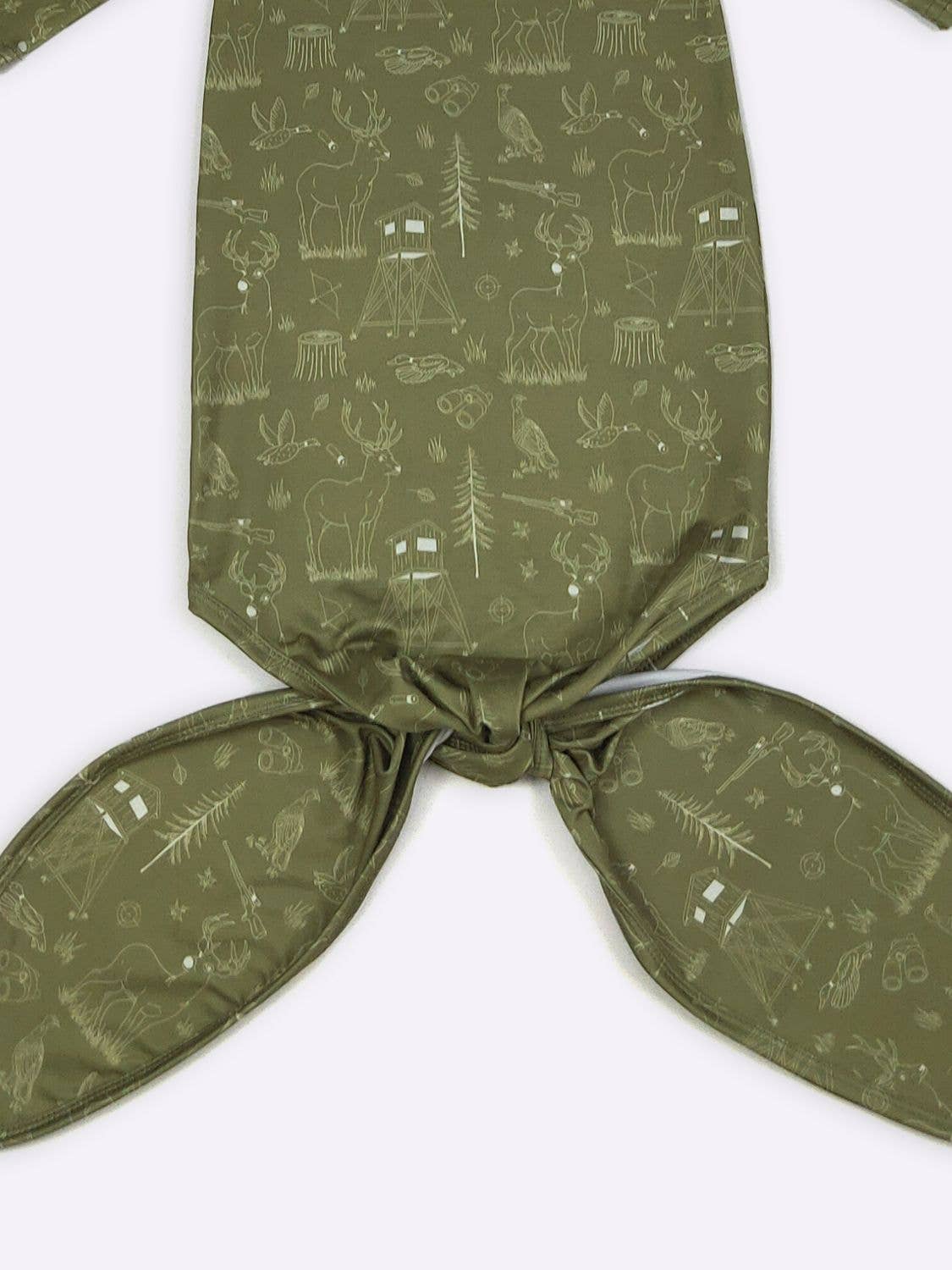 Moss Forest Baby Knotted Gown