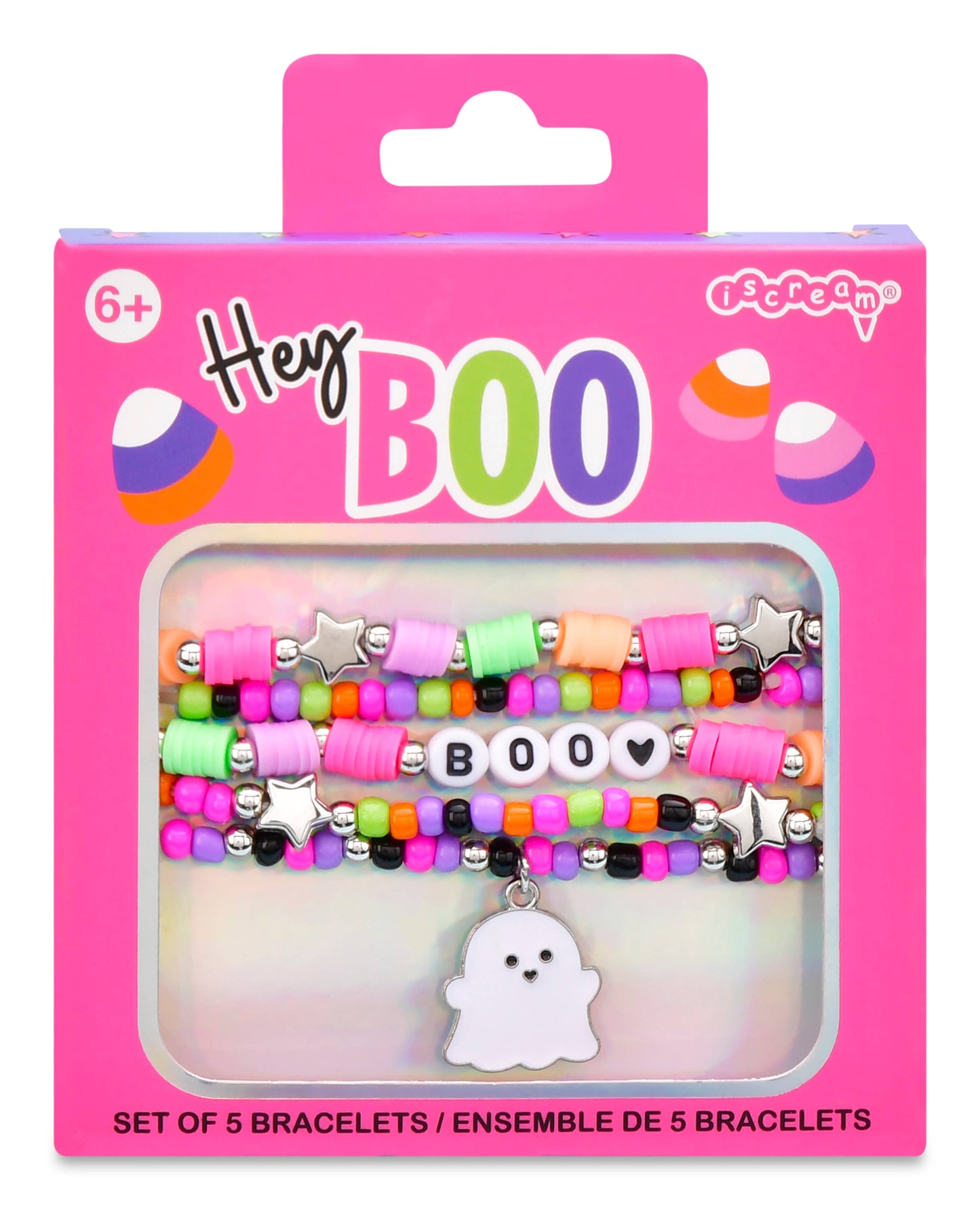 Hey Boo Bracelet Set - Halloween