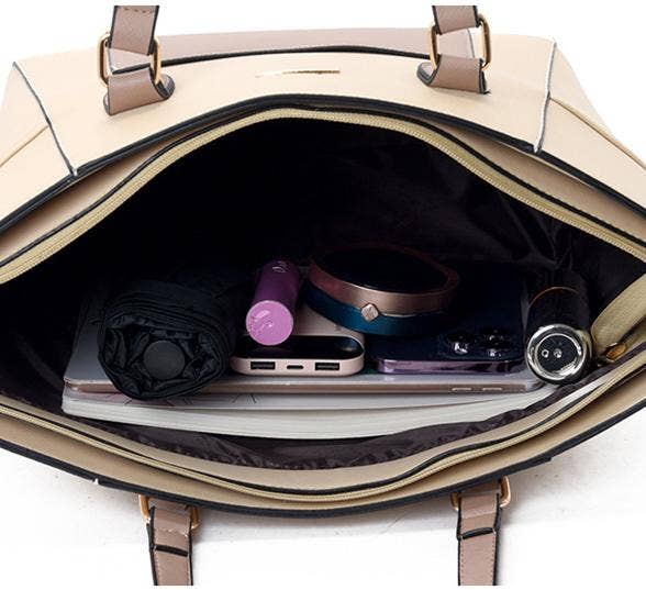 Stylish shoulder bag three piece set