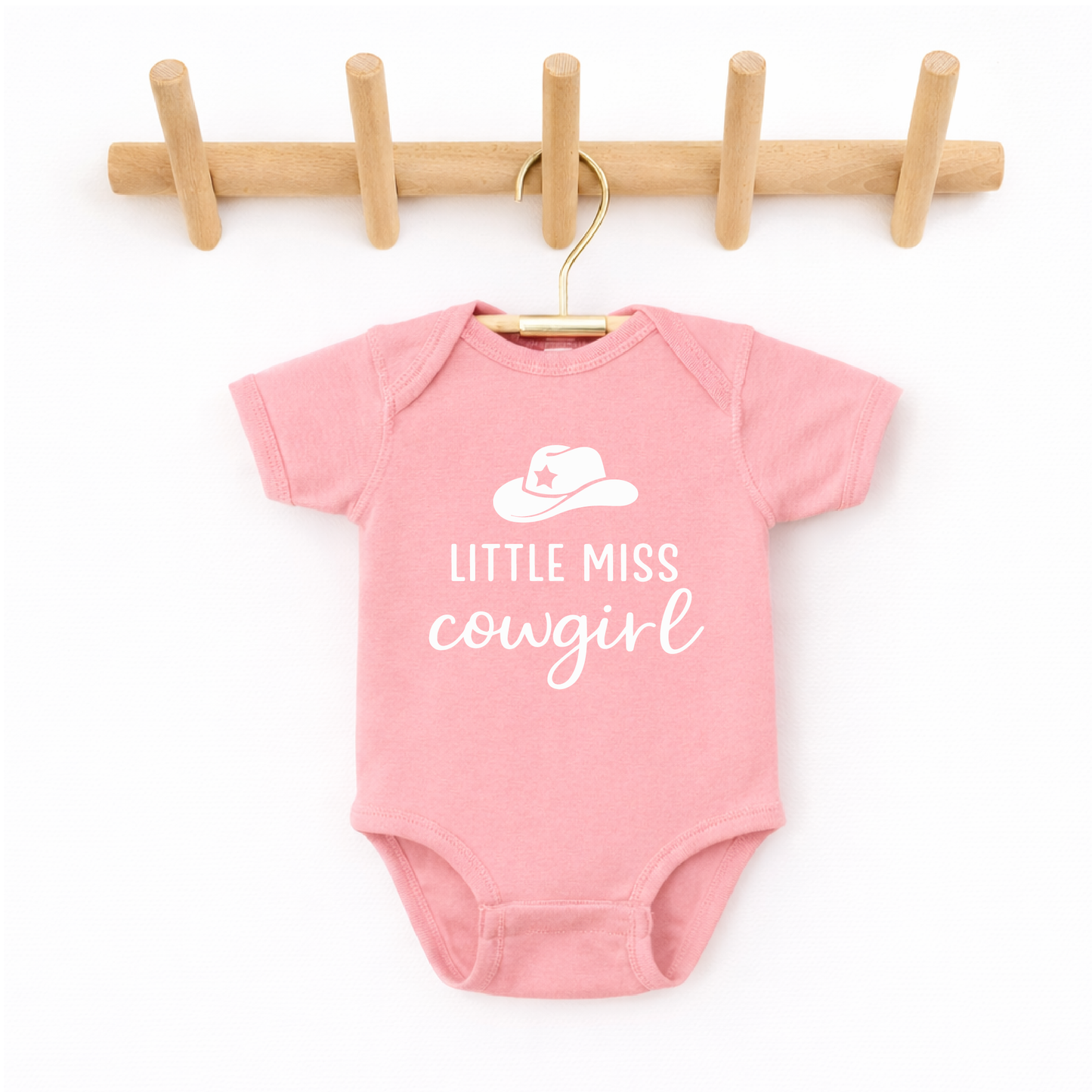 Little Cowgirl Baby Bodysuit, Western Onesie