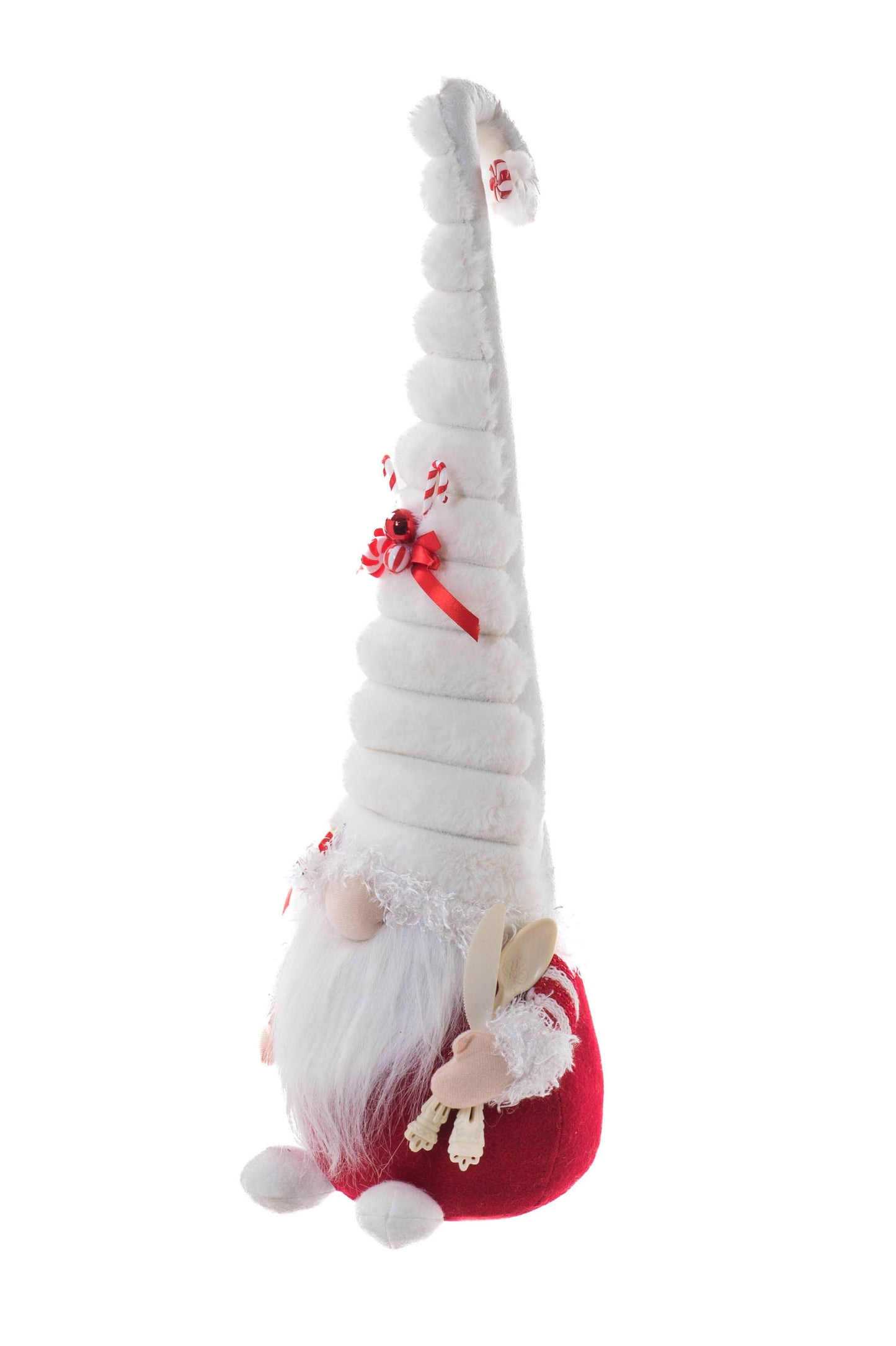 Tall Festive Gnome with Long Santa Hat