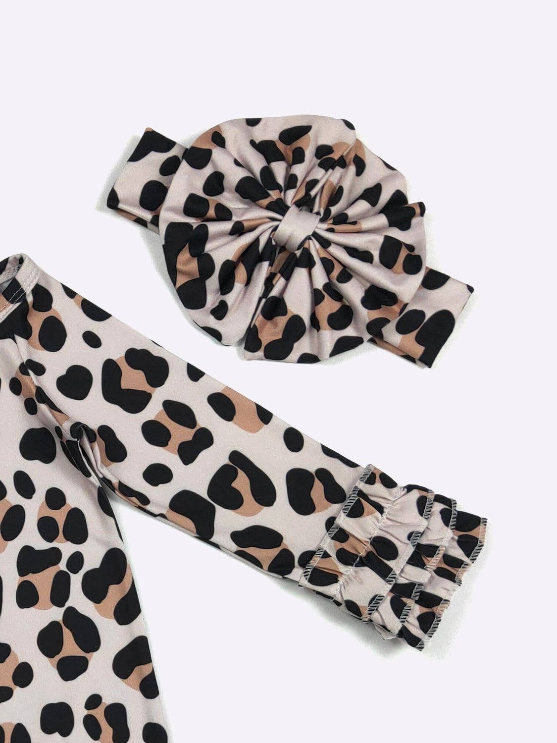 Leopard Baby Gown