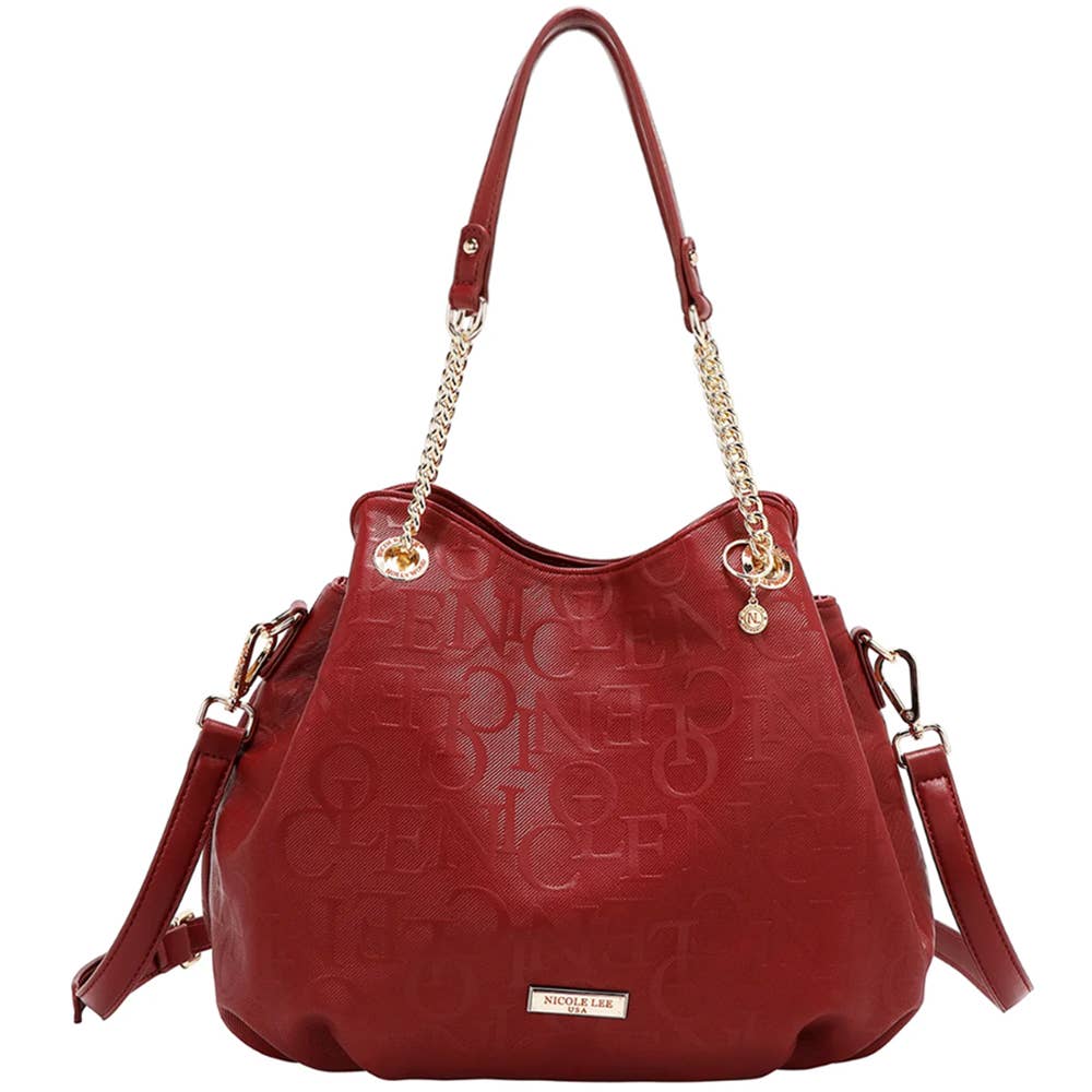 EMBOSSED ELEGANCE HANDBAG, EMB 17512