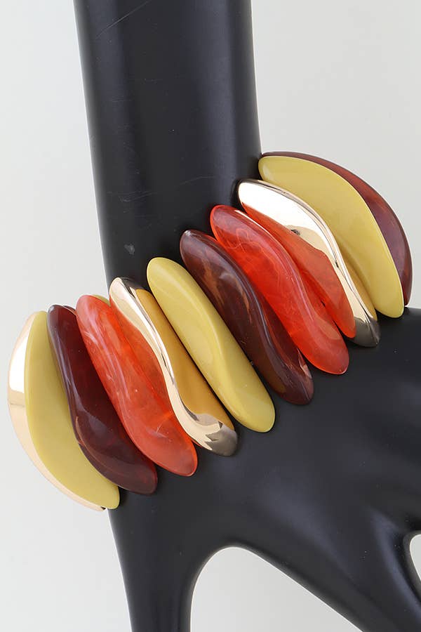 Bold Resin Chunky Bracelet Collection 1NJB-5087