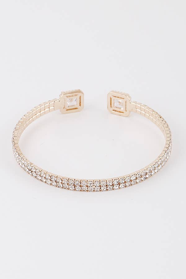 Jeweled Open Cuff Bracelet 83900SCL